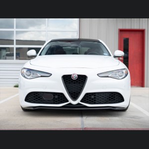 Alfa Romeo Giulia Front Spoiler - Carbon Fiber - Italia Style - Stile Italia - Sport/ Ti/ Veloce - V3